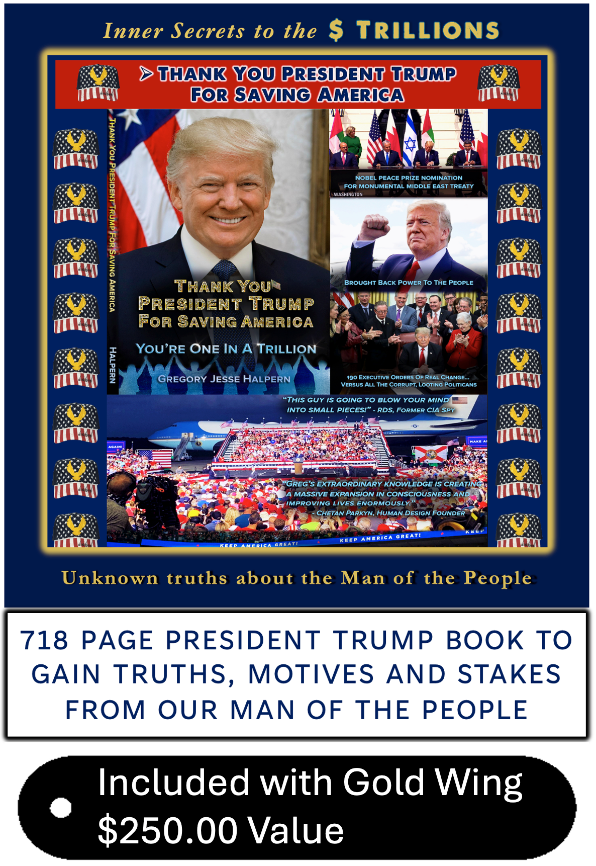 THANK YOU PRESIDENT TRUMP FOR SAVING AMERICA